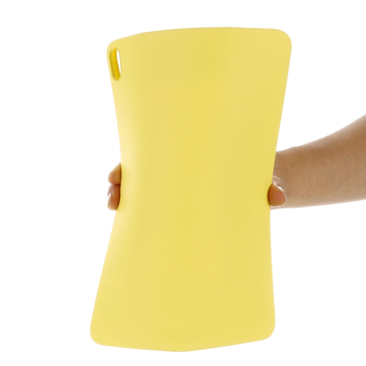 For iPad mini 6 / mini 2024 Solid Color Liquid Silicone Dropproof Full Coverage Tablet Case(Yellow) - iPad mini 6 Cases by buy2fix | Online Shopping UK | buy2fix