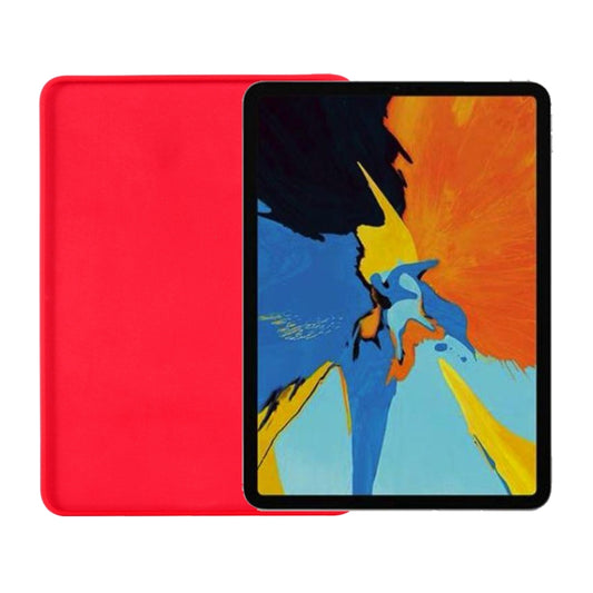 For iPad mini 6 / mini 2024 Solid Color Liquid Silicone Dropproof Full Coverage Tablet Case(Red) - iPad mini 6 Cases by buy2fix | Online Shopping UK | buy2fix