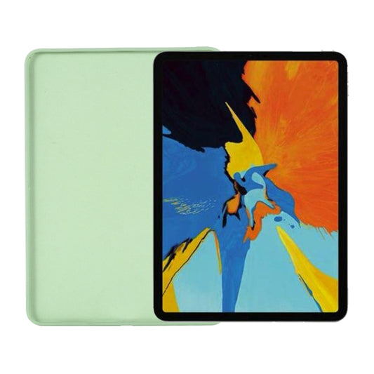 For iPad mini 6 / mini 2024 Solid Color Liquid Silicone Dropproof Full Coverage Tablet Case(Green) - iPad mini 6 Cases by buy2fix | Online Shopping UK | buy2fix