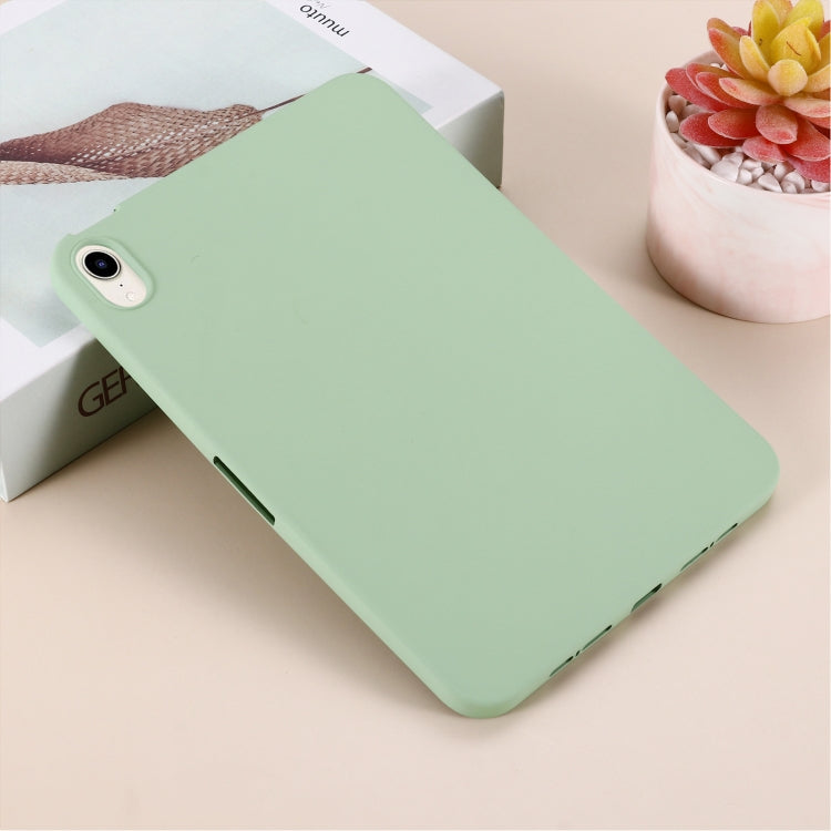 For iPad mini 6 / mini 2024 Solid Color Liquid Silicone Dropproof Full Coverage Tablet Case(Green) by buy2fix