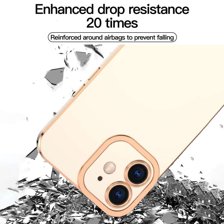 For iPhone 11 Pro Max 6D Electroplated TPU Phone Case (White) - iPhone 11 Pro Max Cases by buy2fix | Online Shopping UK | buy2fix