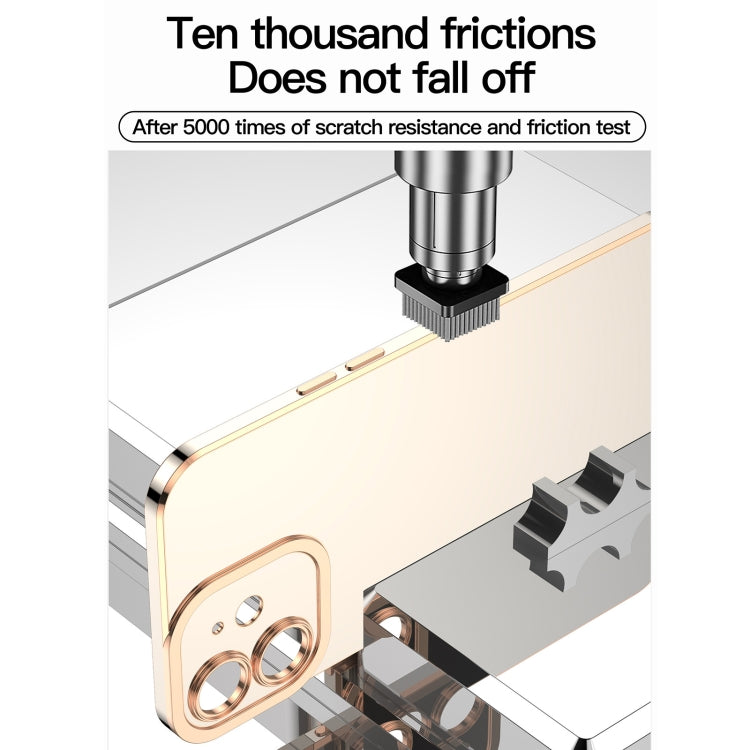 For iPhone 11 Pro Max 6D Electroplated TPU Phone Case (White) - iPhone 11 Pro Max Cases by buy2fix | Online Shopping UK | buy2fix