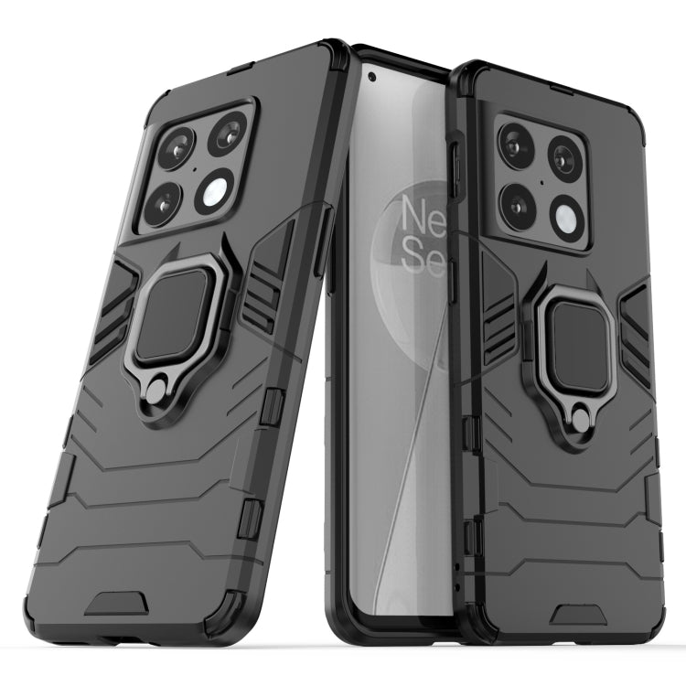For OnePlus 10 Pro 5G PC + TPU Shockproof Phone Case(Black) - OnePlus Cases by buy2fix | Online Shopping UK | buy2fix