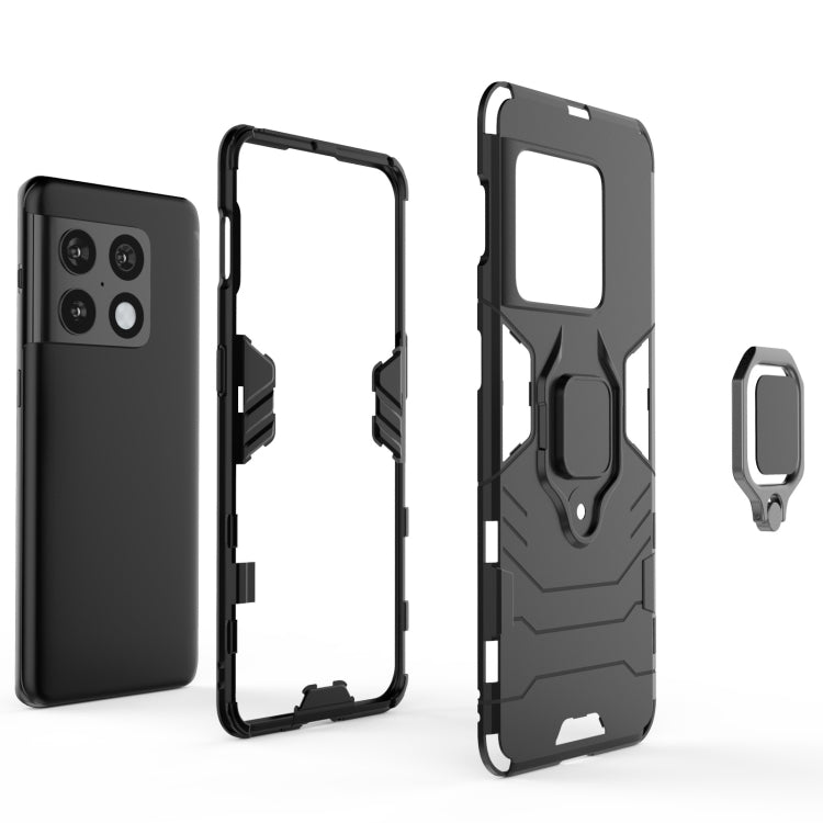 For OnePlus 10 Pro 5G PC + TPU Shockproof Phone Case(Black) - OnePlus Cases by buy2fix | Online Shopping UK | buy2fix