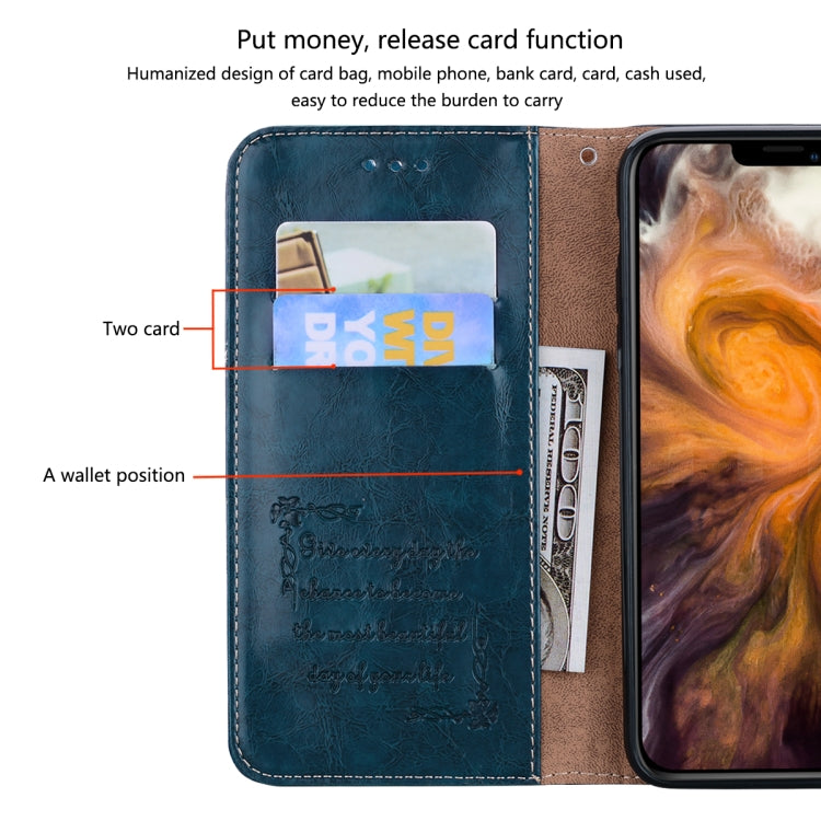 For Samsung Galaxy S22 Ultra 5G Oil Wax Texture Leather Phone Case(Black) - Galaxy S22 Ultra 5G Cases by buy2fix | Online Shopping UK | buy2fix