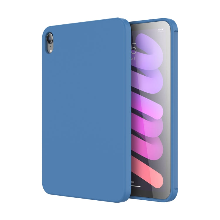 For iPad mini 2024 / mini 6 Mutural Silicone Microfiber Tablet Case(Light Blue) - iPad mini 6 Cases by Mutural | Online Shopping UK | buy2fix
