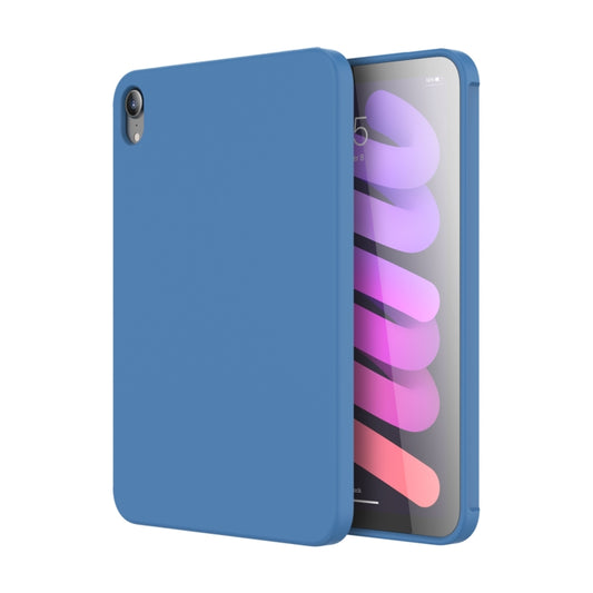 For iPad mini 2024 / mini 6 Mutural Silicone Microfiber Tablet Case(Light Blue) - iPad mini 6 Cases by Mutural | Online Shopping UK | buy2fix