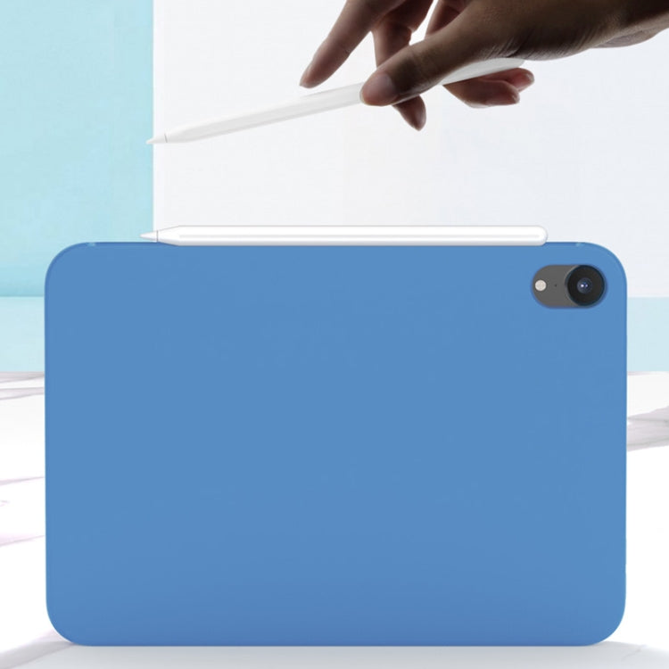 For iPad mini 2024 / mini 6 Mutural Silicone Microfiber Tablet Case(Light Blue) - iPad mini 6 Cases by Mutural | Online Shopping UK | buy2fix