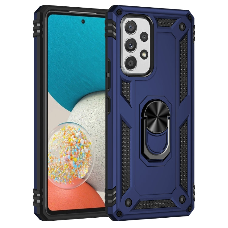 For Samsung Galaxy A53 5G Shockproof TPU + PC Phone Case(Blue) - Galaxy Phone Cases by buy2fix | Online Shopping UK | buy2fix