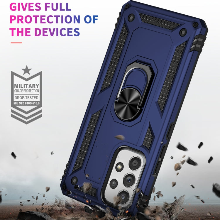 For Samsung Galaxy A53 5G Shockproof TPU + PC Phone Case(Blue) - Galaxy Phone Cases by buy2fix | Online Shopping UK | buy2fix