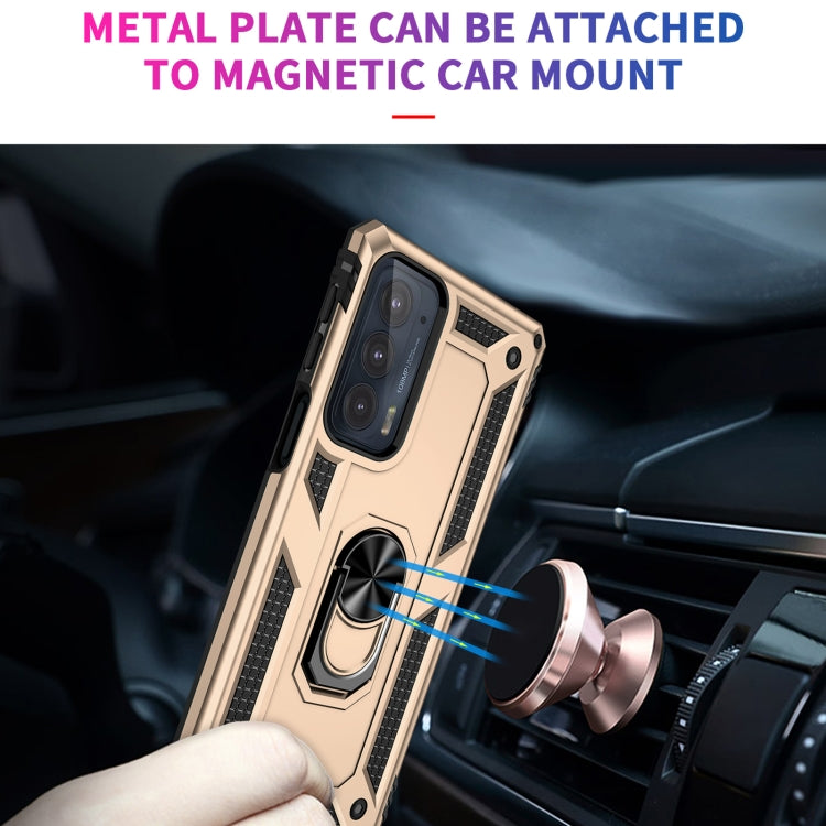 For Motorola Edge 20 Shockproof TPU + PC Phone Case(Gold) - Motorola Cases by buy2fix | Online Shopping UK | buy2fix