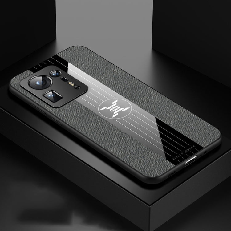For Xiaomi Mi Mix 4 XINLI Stitching Cloth Texture TPU Phone Case(Grey) - Xiaomi Cases by XINLI | Online Shopping UK | buy2fix