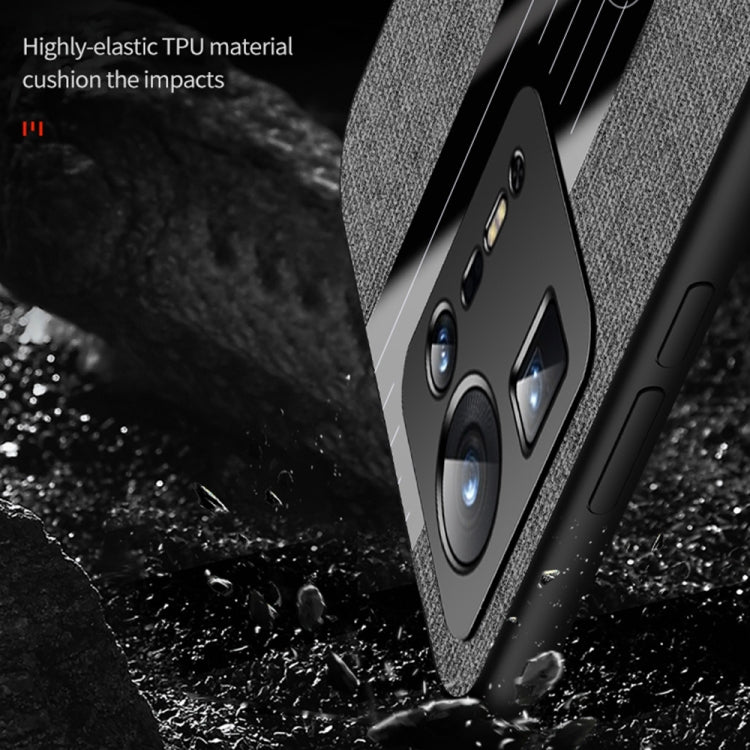 For Xiaomi Mi Mix 4 XINLI Stitching Cloth Texture TPU Phone Case(Grey) - Xiaomi Cases by XINLI | Online Shopping UK | buy2fix