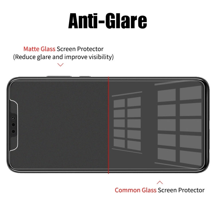 For iPhone 16e / 13 / 13 Pro 50pcs Transparent Frosted Full Screen Tempered Glass Film - iPhone 13 Tempered Glass by buy2fix | Online Shopping UK | buy2fix