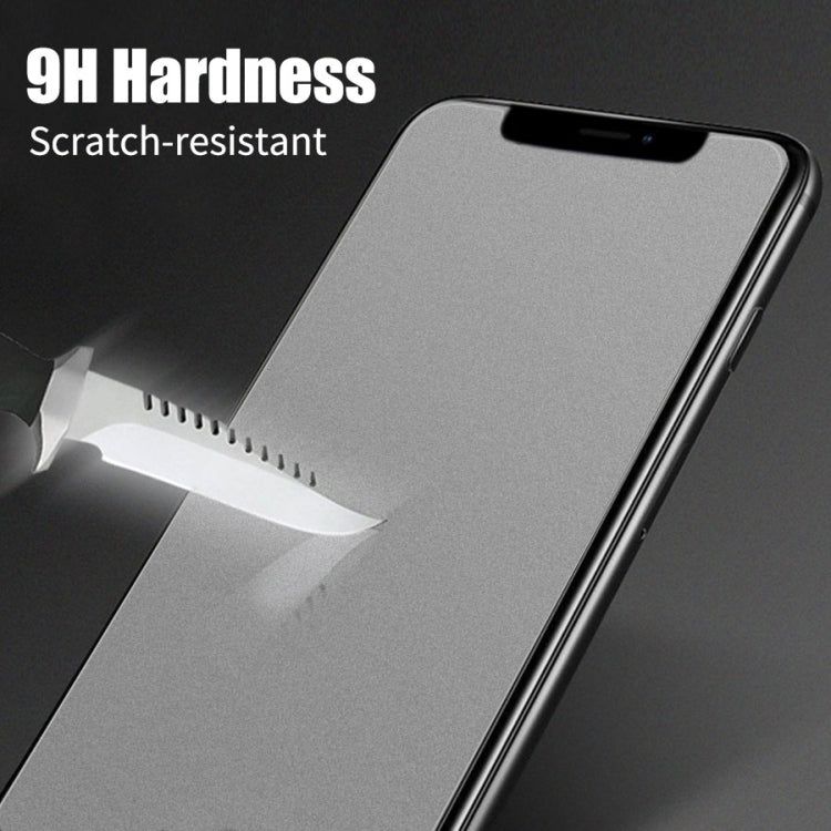 For iPhone 16e / 13 / 13 Pro 50pcs Transparent Frosted Full Screen Tempered Glass Film - iPhone 13 Tempered Glass by buy2fix | Online Shopping UK | buy2fix