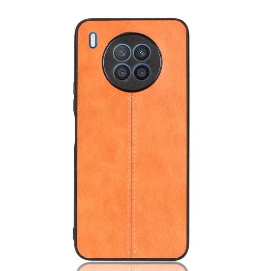 For Huawei nova 8i / Honor 50 Lite Sewing Cow Pattern Skin Phone Case(Orange) - Honor Cases by buy2fix | Online Shopping UK | buy2fix