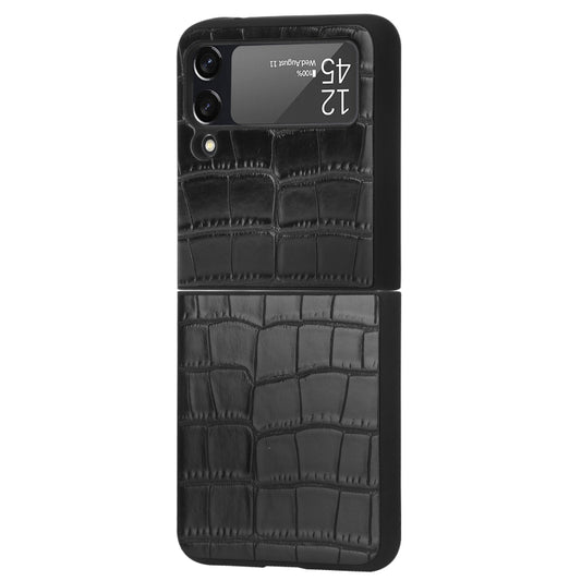 For Samsung Galaxy Z Flip3 5G Bamboo Texture Phone Case(Black) by buy2fix