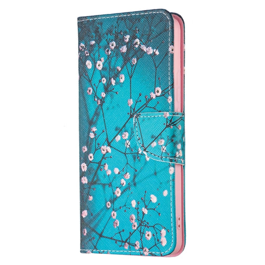 For Xiaomi Redmi Note 11 Pro / 11 Pro+ Colored Drawing Pattern Leather Phone Case(Plum Blossom) by buy2fix