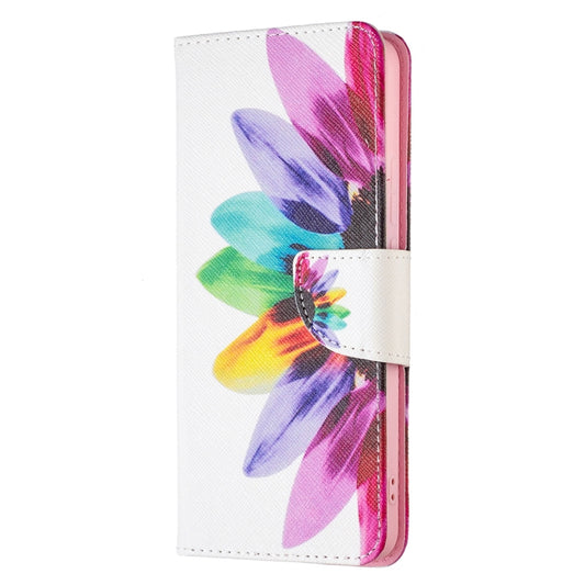 For Xiaomi Redmi Note 11 Pro / 11 Pro+ Colored Drawing Pattern Leather Phone Case(Sun Flower) by buy2fix