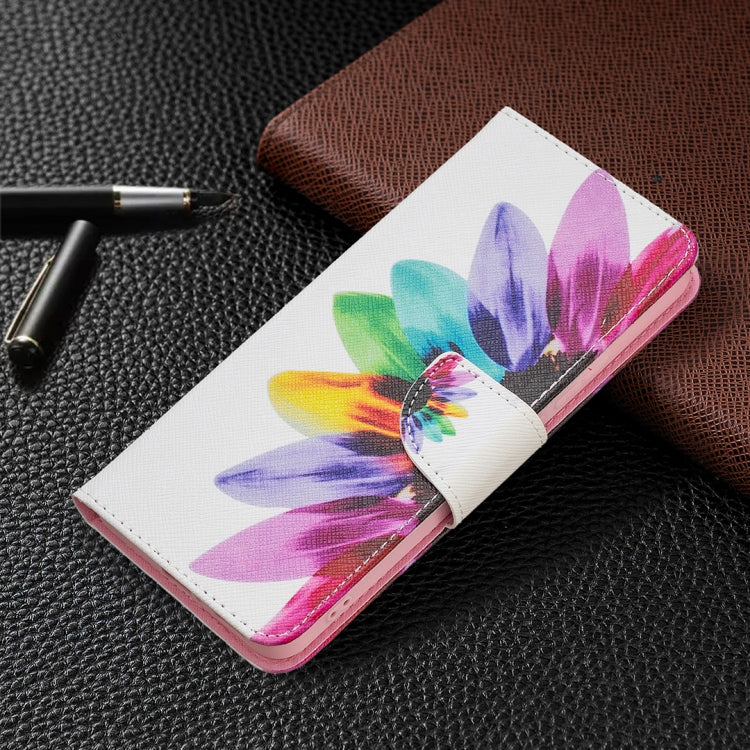 For Xiaomi Redmi Note 11 Pro / 11 Pro+ Colored Drawing Pattern Leather Phone Case(Sun Flower) - Xiaomi Cases by buy2fix | Online Shopping UK | buy2fix