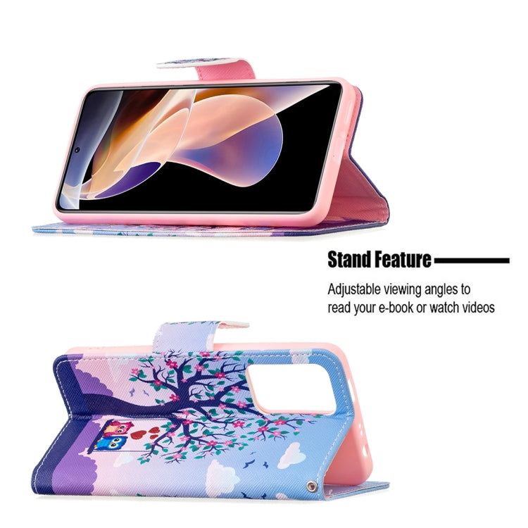 For Xiaomi Redmi Note 11 Pro / 11 Pro+ Colored Drawing Leather Phone Case(Owl) - Xiaomi Cases by buy2fix | Online Shopping UK | buy2fix