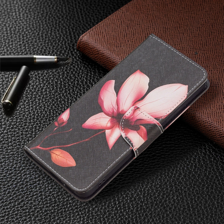 For Xiaomi Redmi Note 11 Pro / 11 Pro+ Colored Drawing Leather Phone Case(Lotus) - Xiaomi Cases by buy2fix | Online Shopping UK | buy2fix