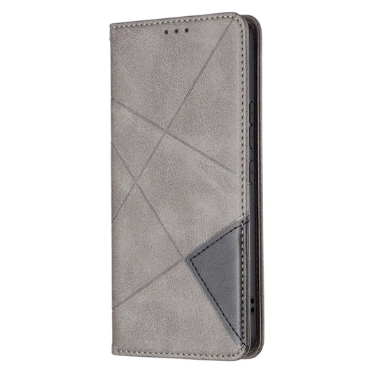 For Samsung Galaxy A53 5G Prismatic Invisible Magnetic Leather Phone Case(Grey) by buy2fix