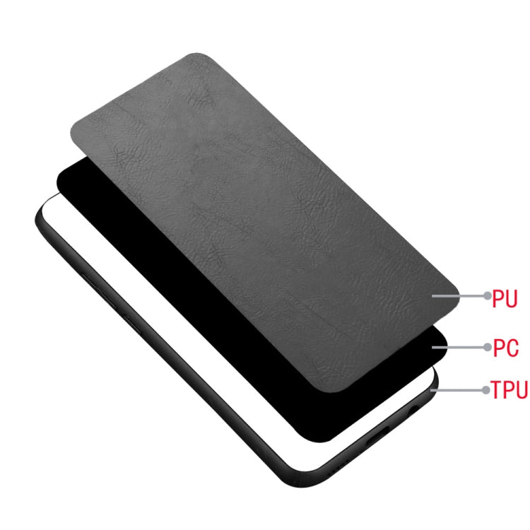 For iPhone 13 Pro Max Sewing Cow Leather Soft PC Case (Black) - iPhone 13 Pro Max Cases by buy2fix | Online Shopping UK | buy2fix