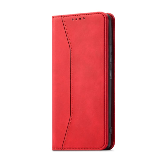 For Xiaomi Redmi Note 11 Pro 5G Magnetic Dual-fold Leather Phone Case(Red) by buy2fix