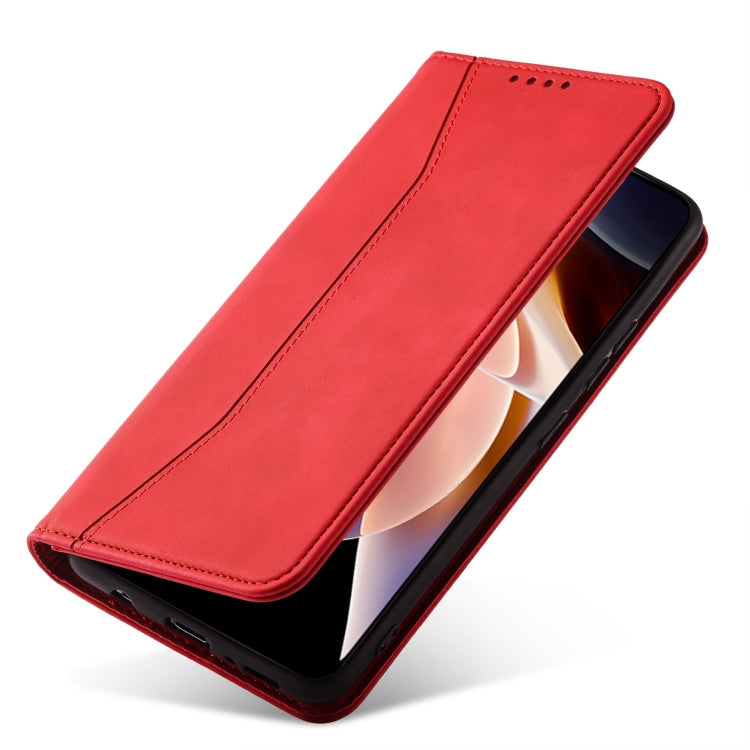 For Xiaomi Redmi Note 11 Pro 5G Magnetic Dual-fold Leather Phone Case(Red) - Xiaomi Cases by buy2fix | Online Shopping UK | buy2fix