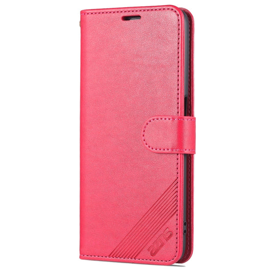 For OPPO K9s / Realme Q3s AZNS Sheepskin Texture Flip Leather Phone Case(Red) by AZNS