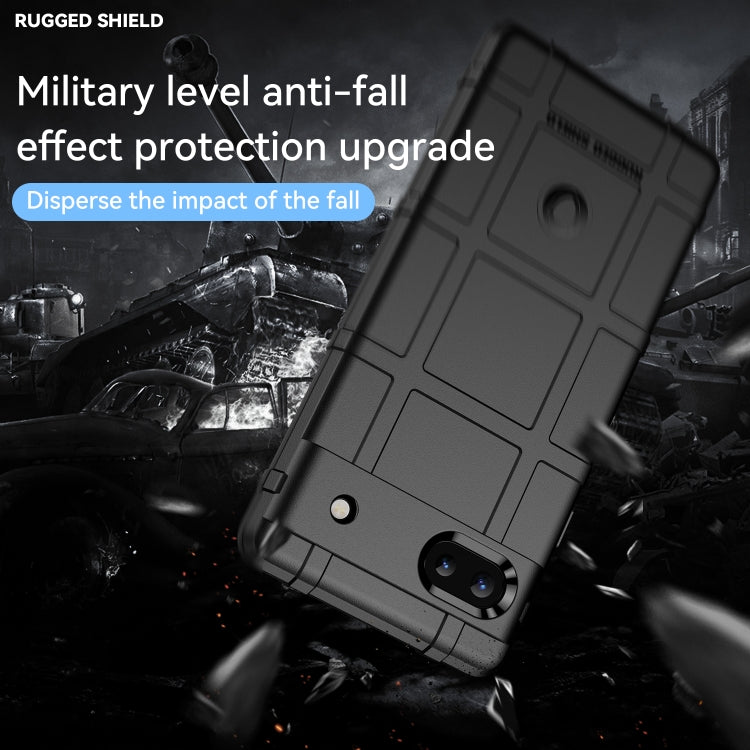 For Google Pixel 6a Full Coverage Shockproof TPU Phone Case(Black) by buy2fix