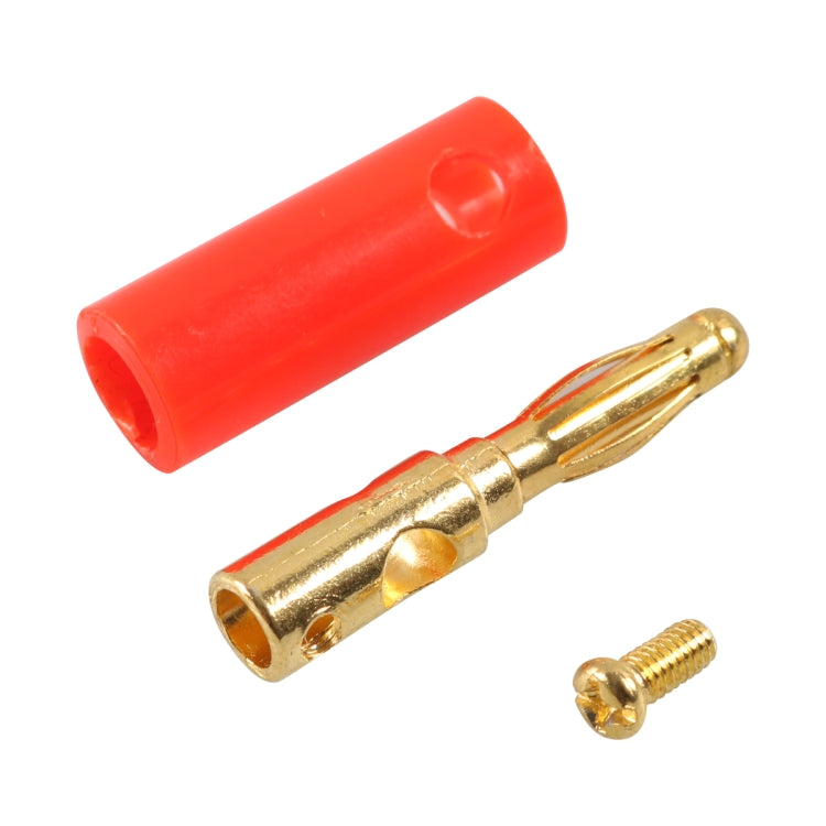 A6546 20 in 1 Car Red and Black Cover Gold-plated 4mm Banana Head Audio Plug - Terminal connectors by buy2fix | Online Shopping UK | buy2fix