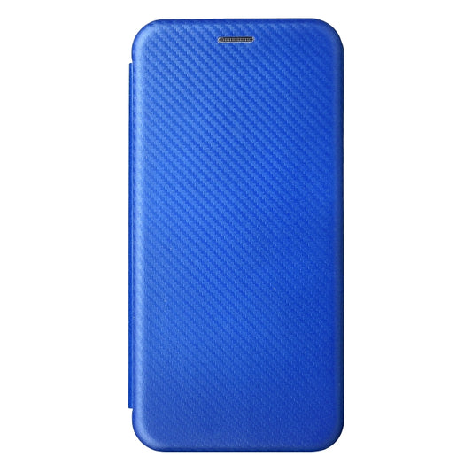 For vivo Y15s / Y15a Carbon Fiber Texture Horizontal Flip Leather Phone Case(Blue) by buy2fix