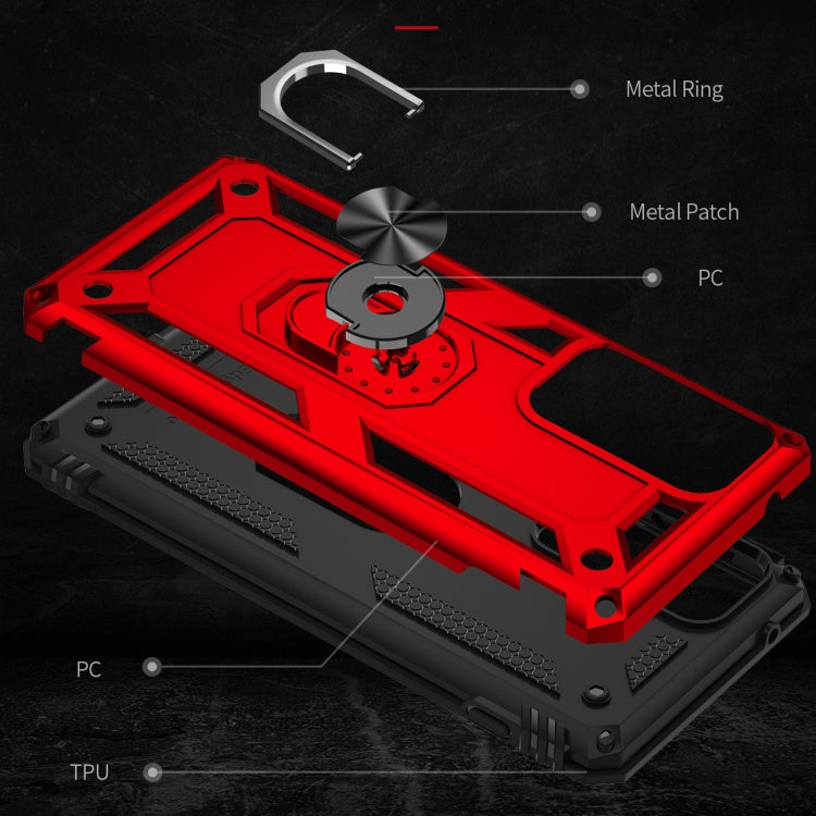 For Motorola Edge 20 Pro Shockproof TPU + PC Phone Case(Red) - Motorola Cases by buy2fix | Online Shopping UK | buy2fix