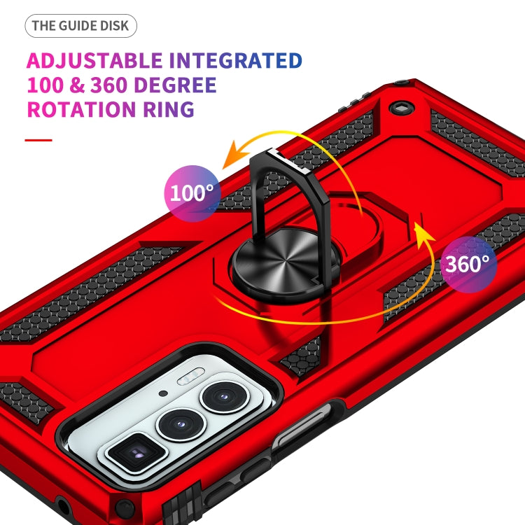 For Motorola Edge 20 Pro Shockproof TPU + PC Phone Case(Red) - Motorola Cases by buy2fix | Online Shopping UK | buy2fix