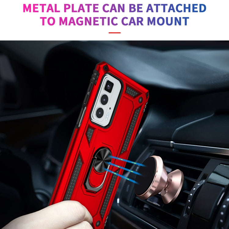For Motorola Edge 20 Pro Shockproof TPU + PC Phone Case(Red) - Motorola Cases by buy2fix | Online Shopping UK | buy2fix