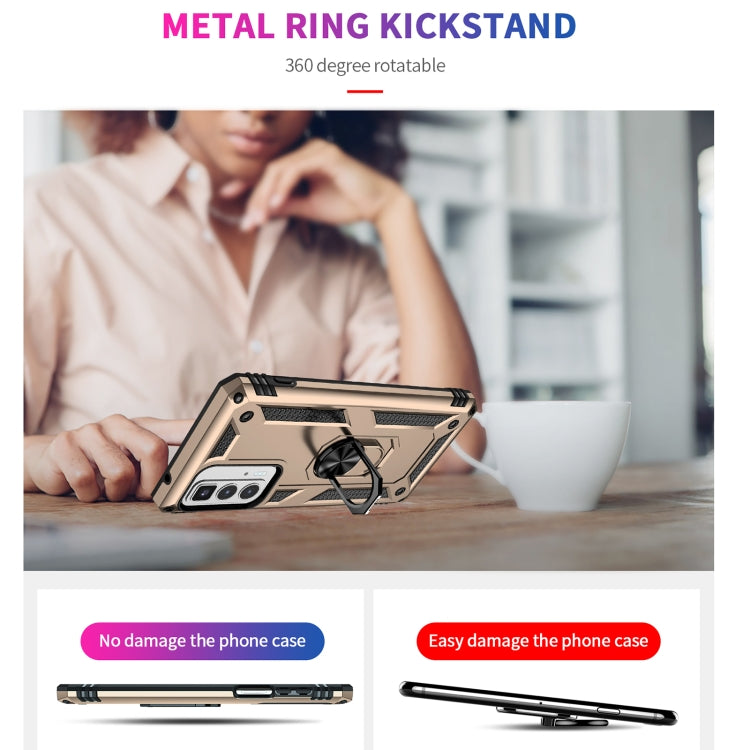 For Motorola Edge 20 Pro Shockproof TPU + PC Phone Case(Gold) by buy2fix