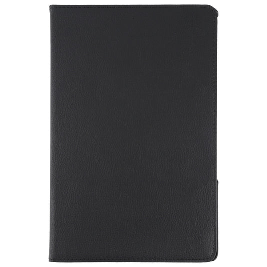 For Lenovo Tab P12 Pro 12.6 Litchi Texture Solid Color Leather Tablet Case(Black) by buy2fix