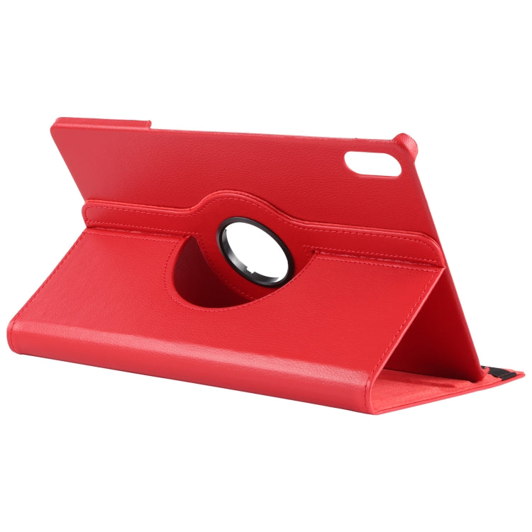For Lenovo Tab P12 Pro 12.6 Litchi Texture Solid Color Leather Tablet Case(Red) by buy2fix