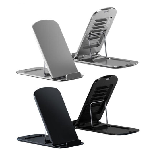Aluminum Alloy Folding Phone Holder(Silver) by buy2fix