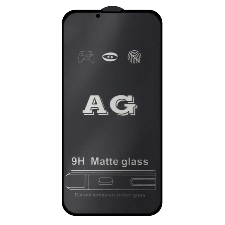 For iPhone 16e / 13 / 13 Pro 25pcs AG Matte Frosted Full Cover Tempered Glass Film - iPhone 13 Tempered Glass by buy2fix | Online Shopping UK | buy2fix