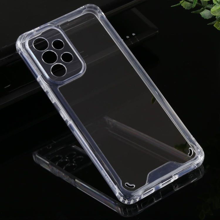 For Samsung Galaxy A53 5G Four-corner Transparent TPU + PC Phone Case - Galaxy Phone Cases by buy2fix | Online Shopping UK | buy2fix