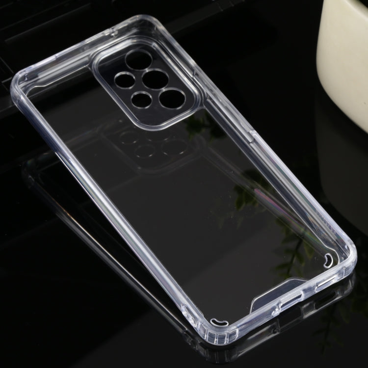 For Samsung Galaxy A53 5G Four-corner Transparent TPU + PC Phone Case - Galaxy Phone Cases by buy2fix | Online Shopping UK | buy2fix