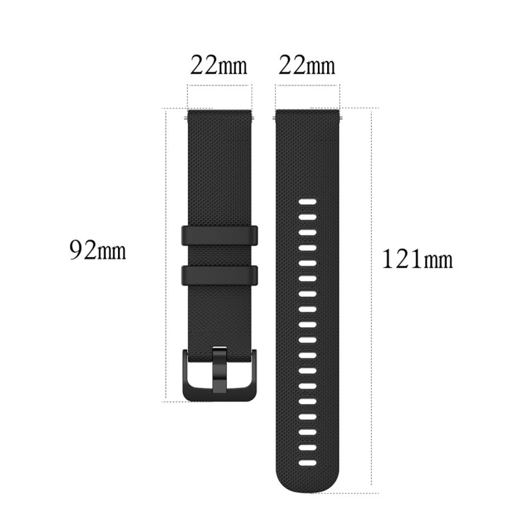 For Garmin Silicone Smart Watch Watch Band, Size:22mm Universal(Mint Green) by buy2fix