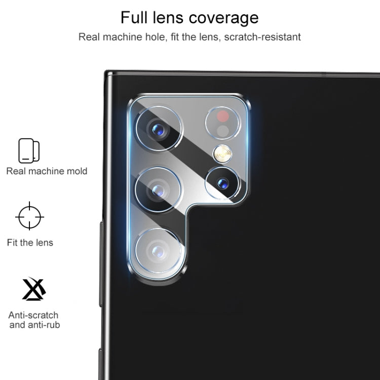 For Samsung Galaxy S22 Ultra 5G 10pcs 0.26mm 9H 2.5D Rear Camera Lens Tempered Glass Film - Galaxy Tempered Glass by buy2fix | Online Shopping UK | buy2fix