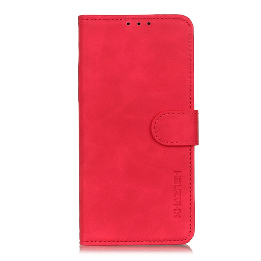 For vivo Y76 5G / Y76s 5G KHAZNEH Retro Texture Horizontal Flip Leather Phone Case(Red) by buy2fix