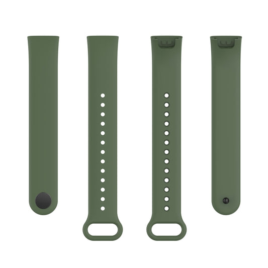 For Xiaomi Redmi Smart Band Pro Silicone Watch Band(Dark Green) by buy2fix