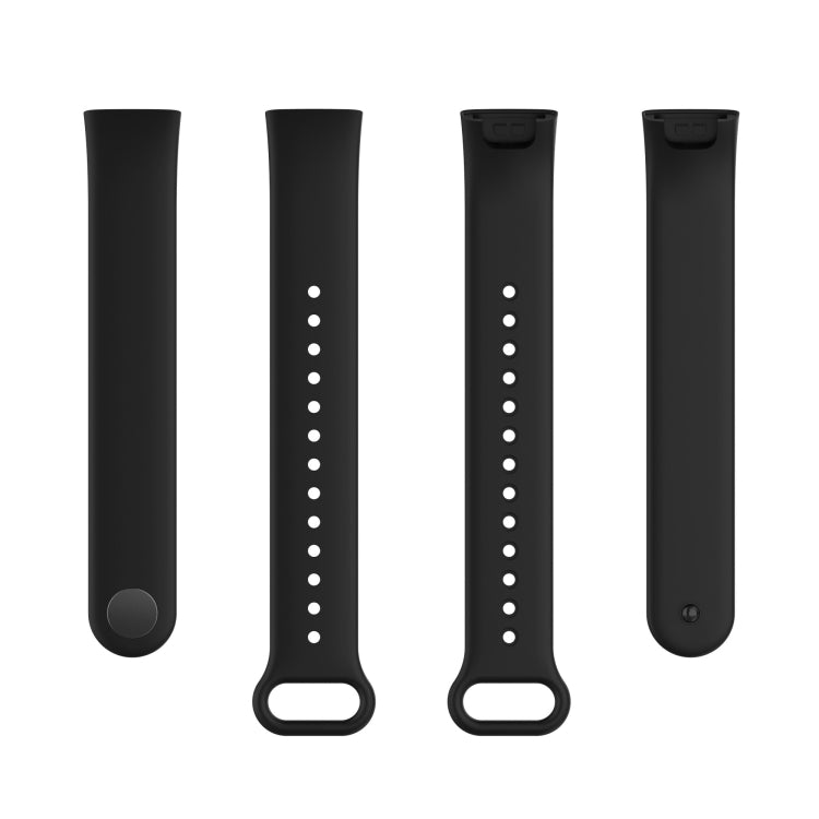 For Xiaomi Redmi Smart Band Pro Silicone Watch Band(Black) - Watch Bands by buy2fix | Online Shopping UK | buy2fix