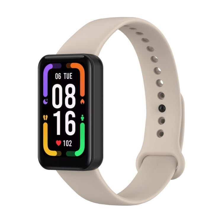 For Xiaomi Redmi Smart Band Pro Silicone Watch Band(Ivory) - Watch Bands by buy2fix | Online Shopping UK | buy2fix